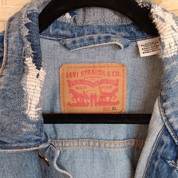 Levi's Blue Denim Jacket - Picture 8 of 12